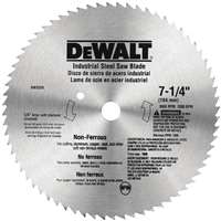 DW-3329 7-1/4  68T STEEL SAW BLADE - NON FERROUS METAL