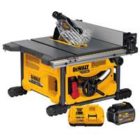 DW-DCS7485T1 60 V MAX TABLE SAW WITH BATTERY & CHARGER