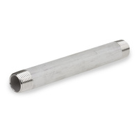 FNS-2400-SS 1-1/4XCLOSE STEEL PIPE NIPPLE 304STAINLESS