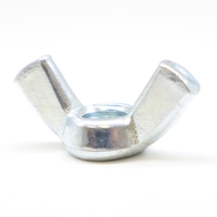 M8(1.25) WING NUT ZINC (COLD FORMED)