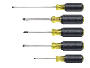 KLI-85076 SCREW DRIVER SET - SLOTTED AND PHILLIPS - 7PC