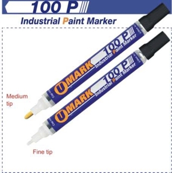 UM-10202 BLUE IND PAINT MARKER 100P UMARK