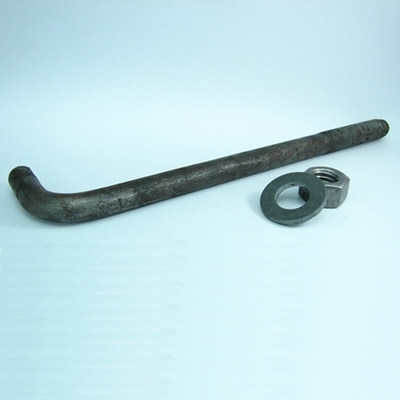 BAN-7482-PS 1/2-13X12 PLAIN ANCHOR BOLT PACKAGED WITH NUT & WASHER