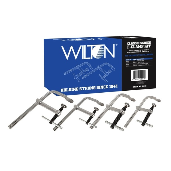 WIL-11116 CLASSIC SERIES 4PC F-CLAMP KIT
