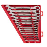 15PC RATCHETING COMBO WRENCH SET