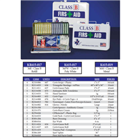 CER-K615-019 36M CLASS B FIRST AID KIT METAL CASE