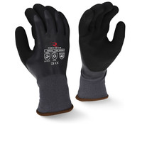 13GA GRAY SHELL/BLACK PALM A2 LINED COATED GLOVE-XL