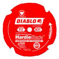 FRE-D0704DH 7-1/4" 4TOOTH PCD TIPPED CIRCULAR SAW BLADE - FIBER CEMENT HARDIE BOARD