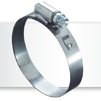 PAR-5372 #72 HOSE CLAMP (4-1/16 - 5) - 1/2" 201 SS LINED BAND - 5/16" STEEL HEAD - 201 SS HOUSING
