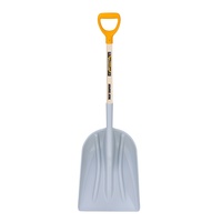 UNI-1680700 #14 POLY SCOOP WITH D-GRIP ON HARDWOOD HANDLE