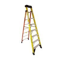 6' FBRGLS LEANING LADDER 375# TYPE 1AA